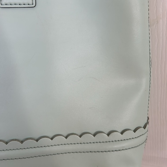 Pre owned Kate Spade New York satchel/tote with scallop details mint green - Picture 4 of 10